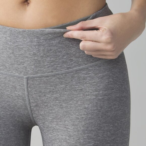 Lululemon Wunder Under Pant 30" - 6 Heathered Slate - Picture 3 of 7